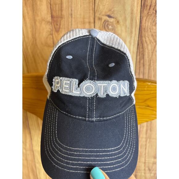 Peloton Trucker Hat Adjustable Navy and Gray - Picture 2 of 5
